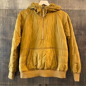 Prana quilted pullover jacket- size M